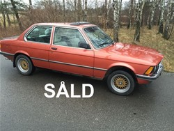 BMW 323i 1982 SÅLD